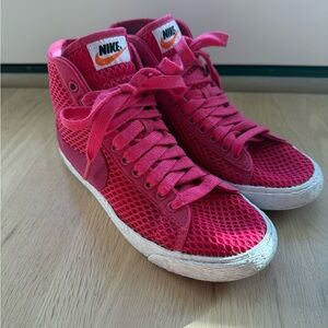 Pink Nike Blazer mesh Athletic shoes size 5.5